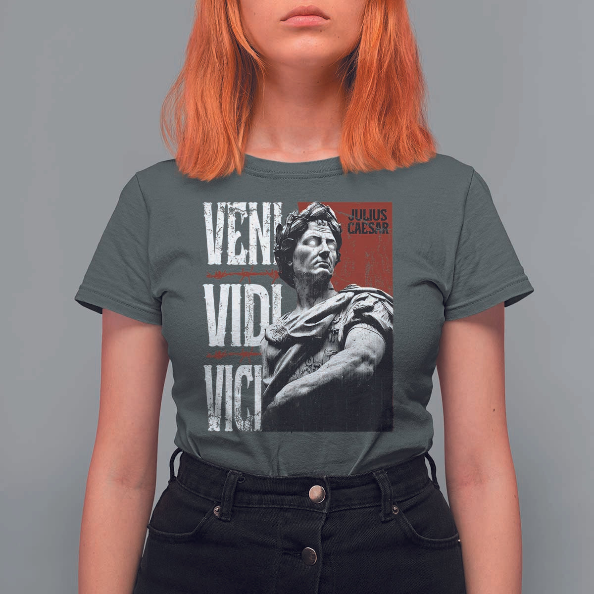Julius Caesar T Shirt For Women Veni Vidi Vici Latin Roman History