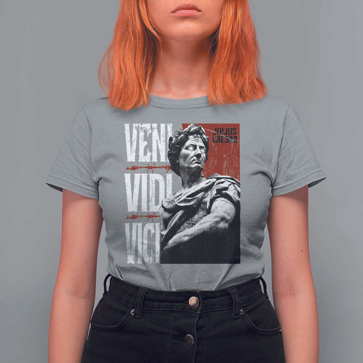 Julius Caesar T Shirt For Women Veni Vidi Vici Latin Roman History