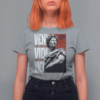Julius Caesar T Shirt For Women Veni Vidi Vici Latin Roman History