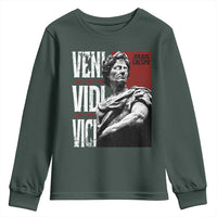 Julius Caesar Youth Sweatshirt Veni Vidi Vici Latin Roman History