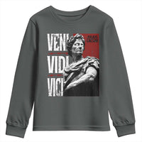 Julius Caesar Youth Sweatshirt Veni Vidi Vici Latin Roman History