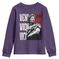 Julius Caesar Youth Sweatshirt Veni Vidi Vici Latin Roman History