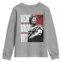 Julius Caesar Youth Sweatshirt Veni Vidi Vici Latin Roman History