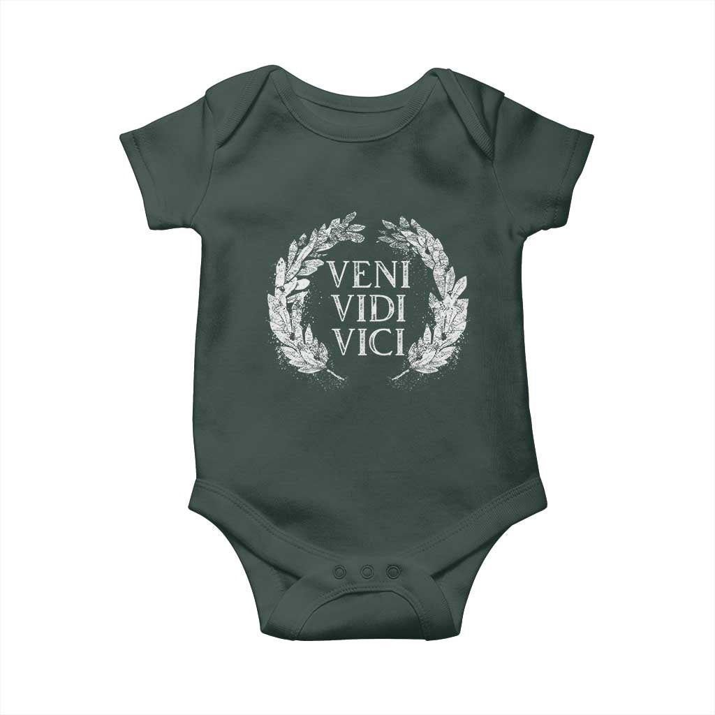 Julius Caesar Veni Vidi Vici Baby Onesie Latin Roman History