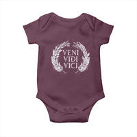 Julius Caesar Veni Vidi Vici Baby Onesie Latin Roman History