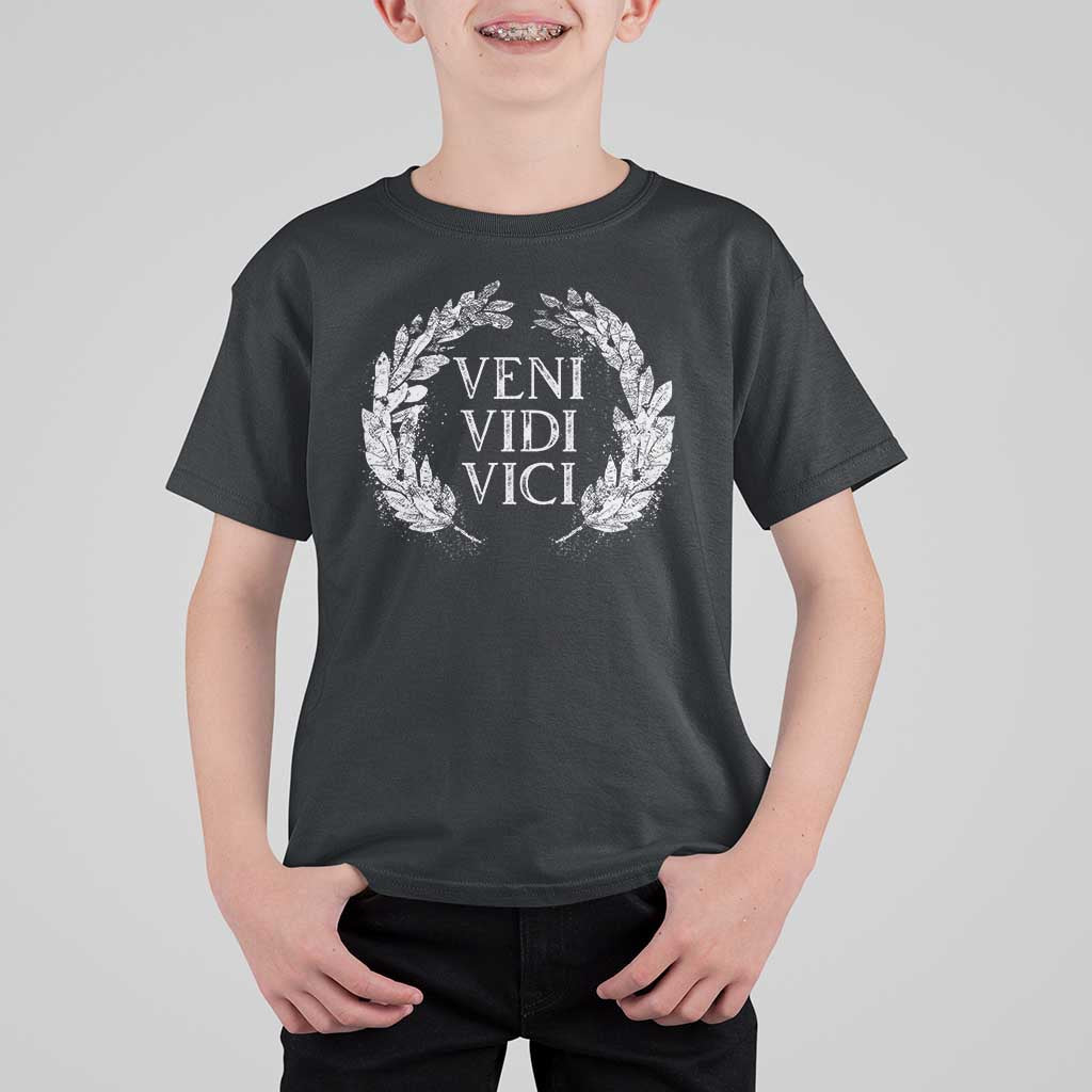 Julius Caesar Veni Vidi Vici T Shirt For Kid Latin Roman History