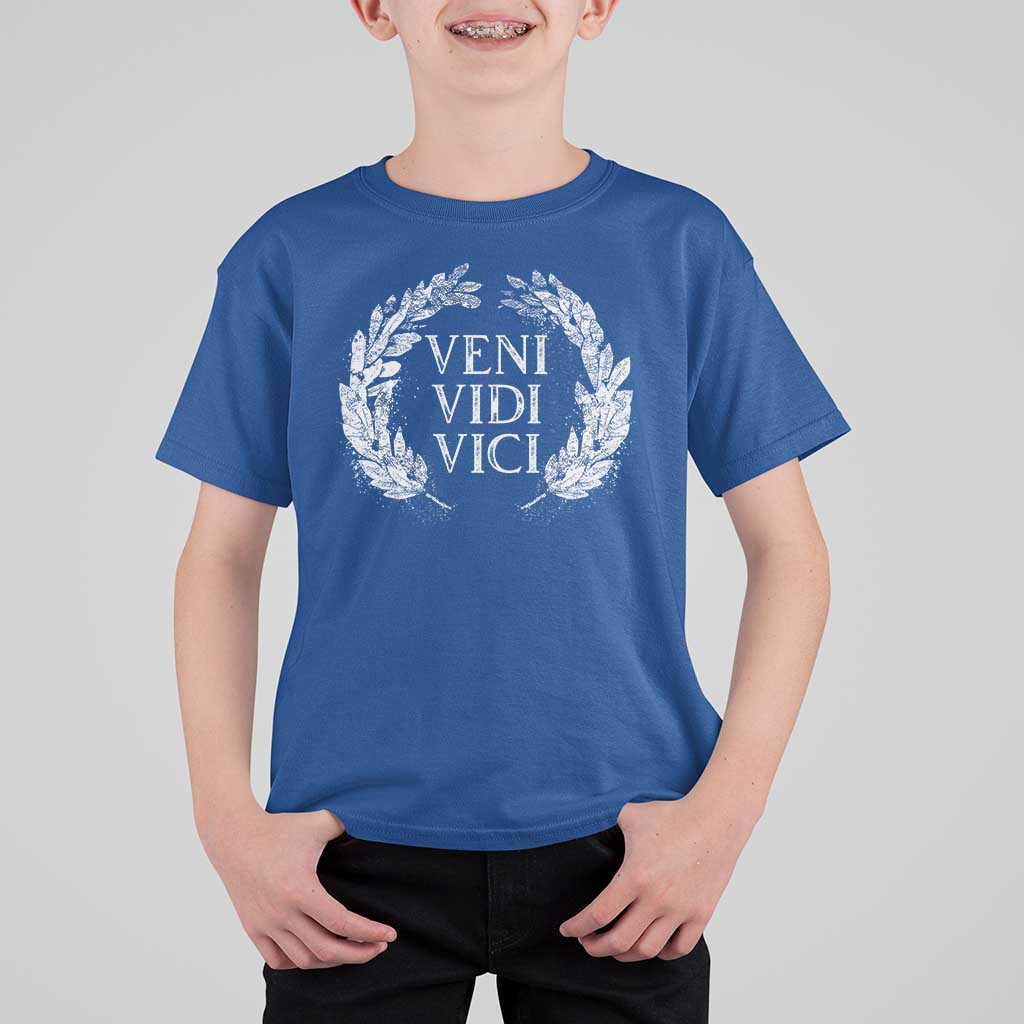 Julius Caesar Veni Vidi Vici T Shirt For Kid Latin Roman History