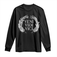 Julius Caesar Veni Vidi Vici Long Sleeve Shirt Latin Roman History