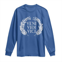 Julius Caesar Veni Vidi Vici Long Sleeve Shirt Latin Roman History