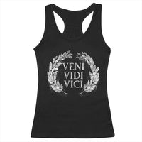 Julius Caesar Veni Vidi Vici Racerback Tank Top Latin Roman History