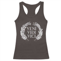 Julius Caesar Veni Vidi Vici Racerback Tank Top Latin Roman History