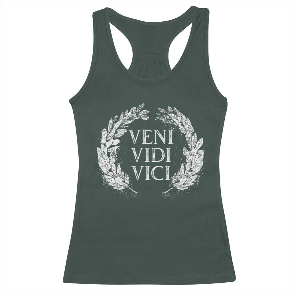 Julius Caesar Veni Vidi Vici Racerback Tank Top Latin Roman History