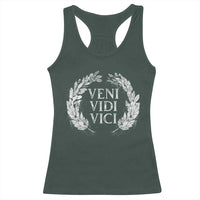 Julius Caesar Veni Vidi Vici Racerback Tank Top Latin Roman History