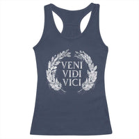 Julius Caesar Veni Vidi Vici Racerback Tank Top Latin Roman History