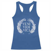 Julius Caesar Veni Vidi Vici Racerback Tank Top Latin Roman History