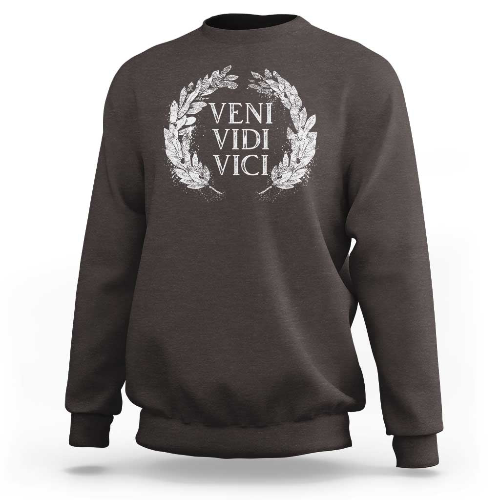 Julius Caesar Veni Vidi Vici Sweatshirt Latin Roman History
