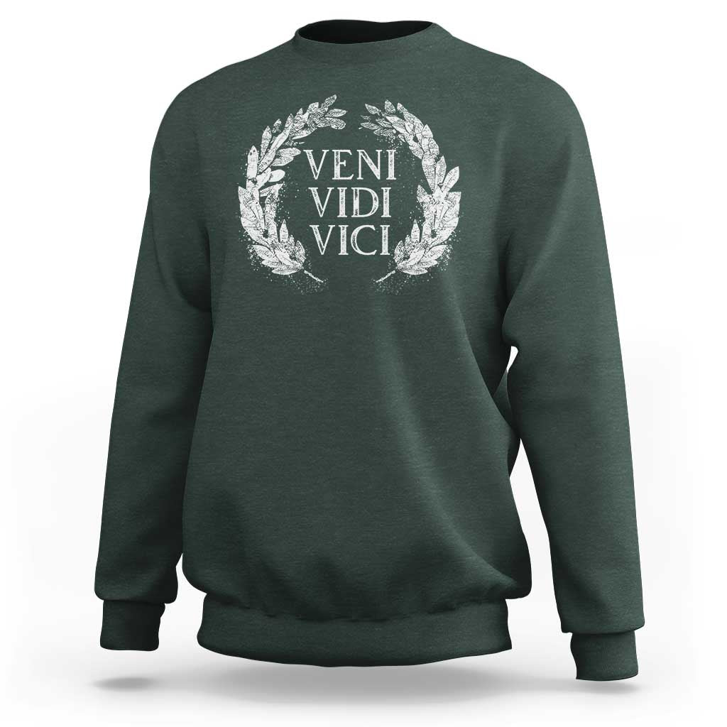 Julius Caesar Veni Vidi Vici Sweatshirt Latin Roman History