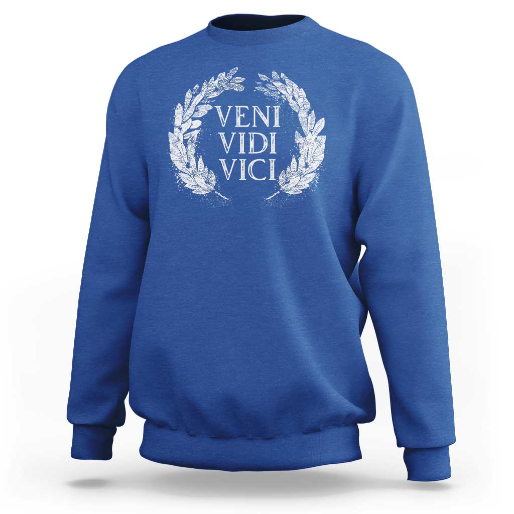 Julius Caesar Veni Vidi Vici Sweatshirt Latin Roman History