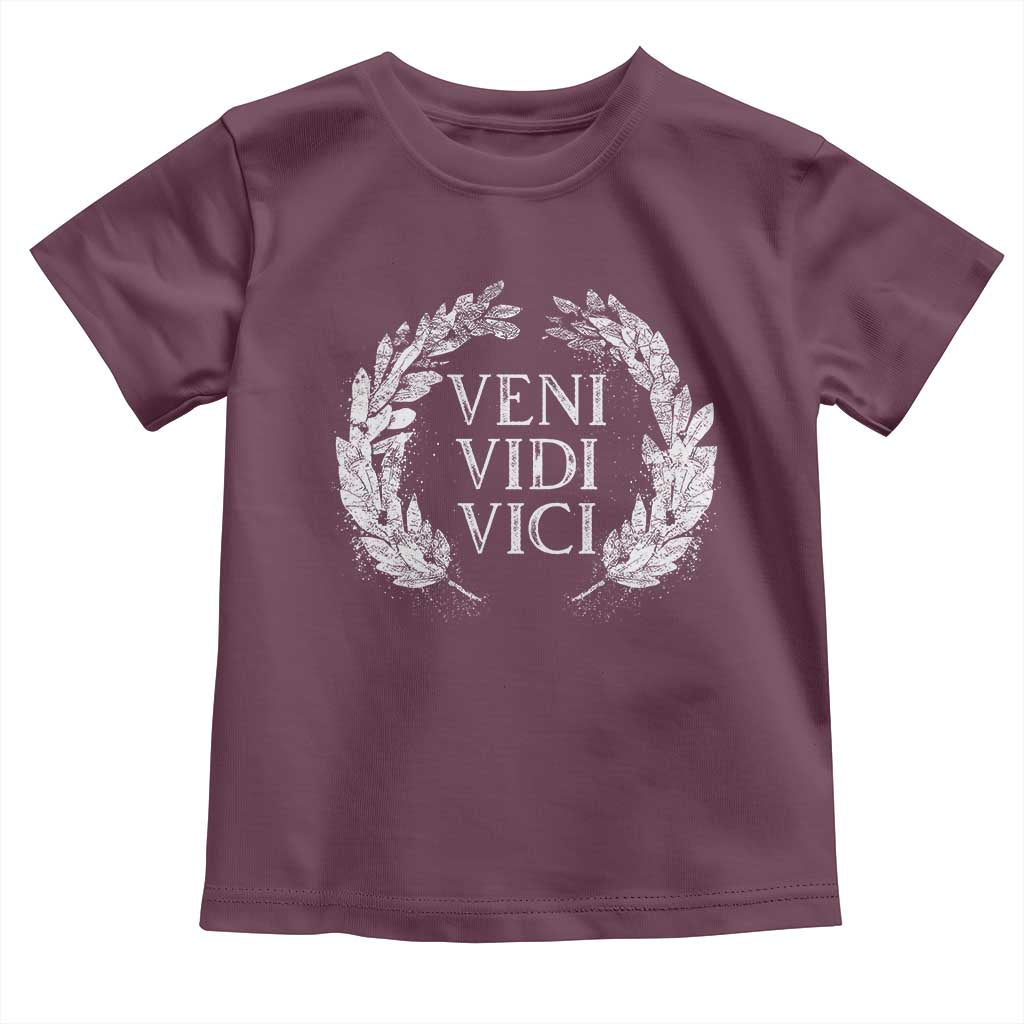 Julius Caesar Veni Vidi Vici Toddler T Shirt Latin Roman History
