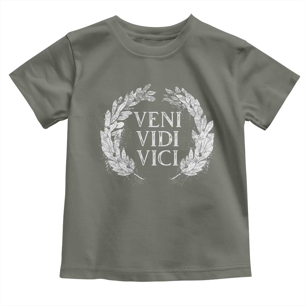Julius Caesar Veni Vidi Vici Toddler T Shirt Latin Roman History