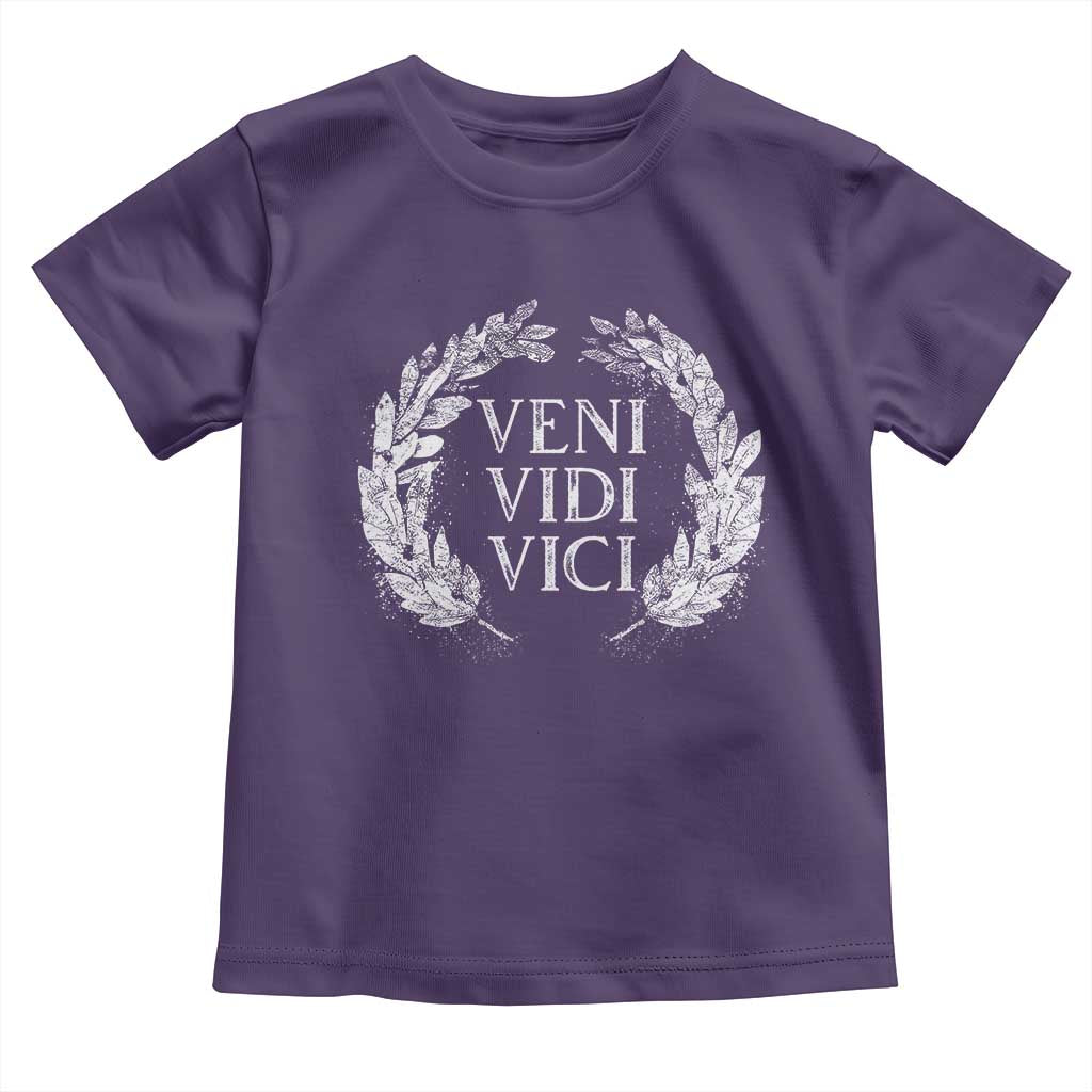 Julius Caesar Veni Vidi Vici Toddler T Shirt Latin Roman History