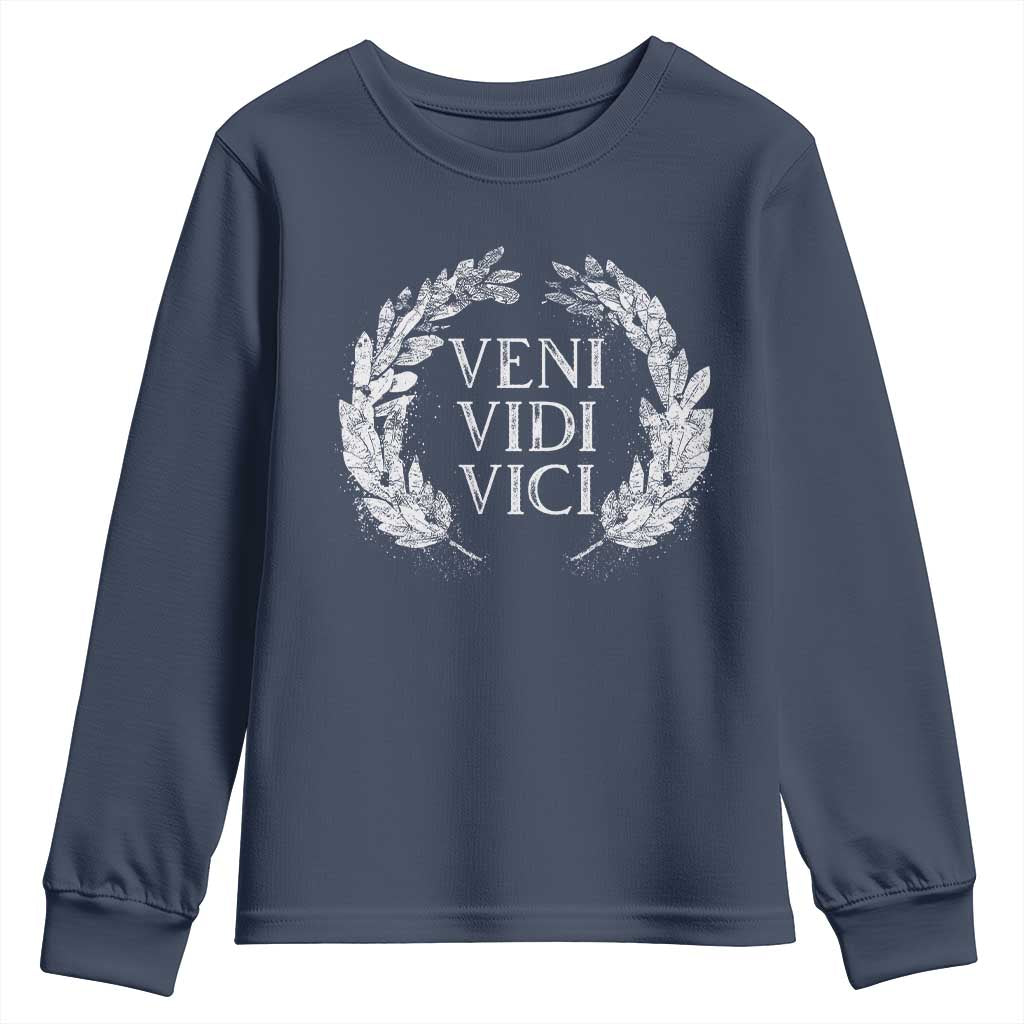 Julius Caesar Veni Vidi Vici Youth Sweatshirt Latin Roman History