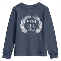 Julius Caesar Veni Vidi Vici Youth Sweatshirt Latin Roman History