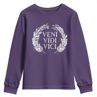 Julius Caesar Veni Vidi Vici Youth Sweatshirt Latin Roman History