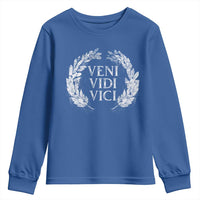 Julius Caesar Veni Vidi Vici Youth Sweatshirt Latin Roman History