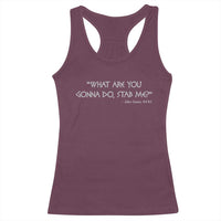 Julius Caesar Racerback Tank Top What Are You Gonna Do Stab Me Roman History