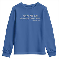 Julius Caesar Youth Sweatshirt What Are You Gonna Do Stab Me Roman History