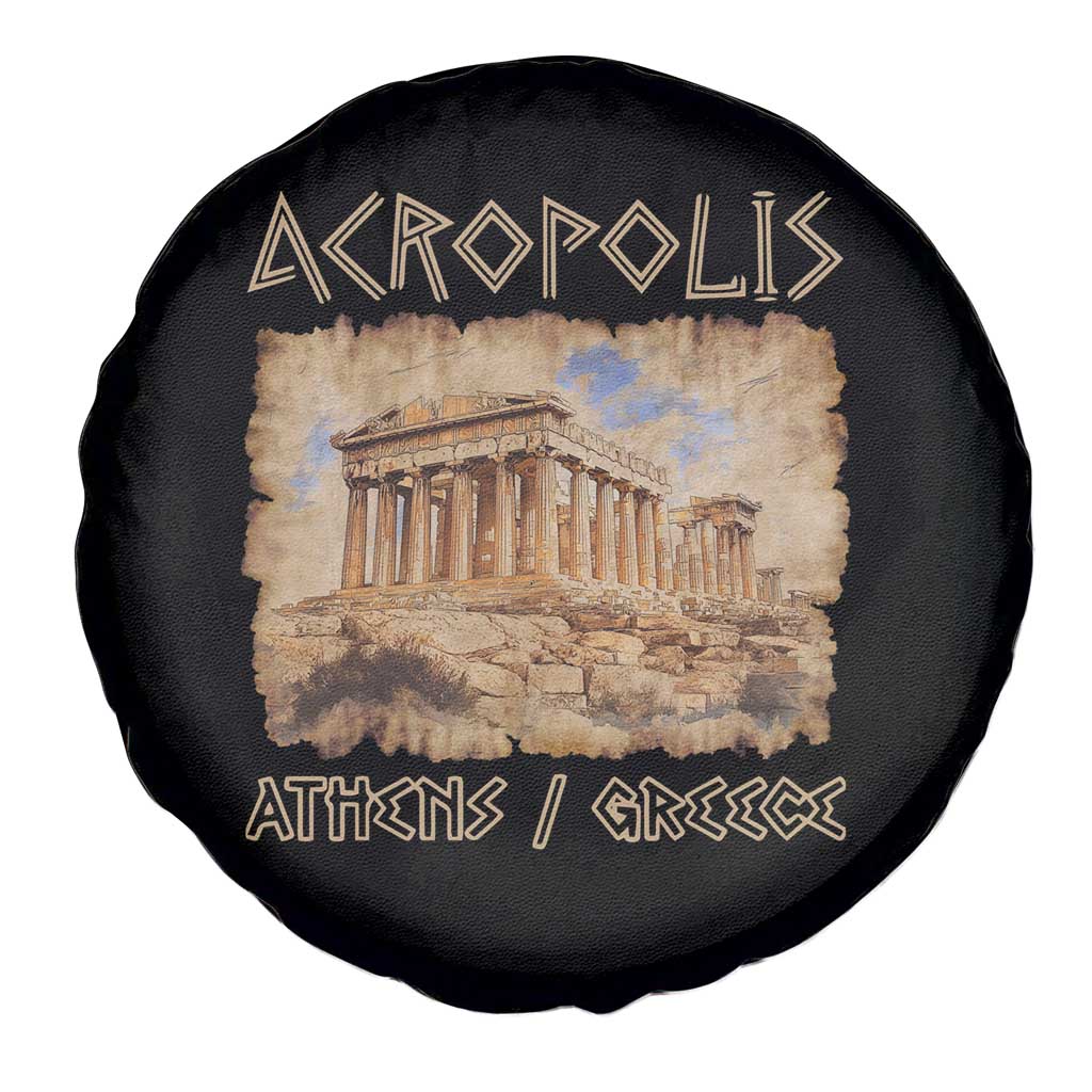 Acropolis Athens Greece Souvenir Greek Parthenon Spare Tire Cover