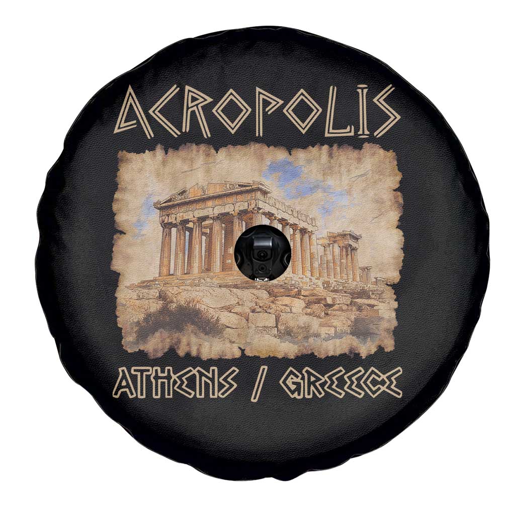 Acropolis Athens Greece Souvenir Greek Parthenon Spare Tire Cover