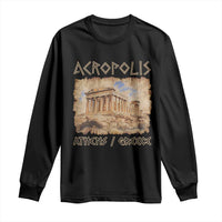Acropolis Athens Greece Souvenir Greek Parthenon Long Sleeve Shirt