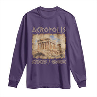 Acropolis Athens Greece Souvenir Greek Parthenon Long Sleeve Shirt