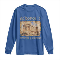 Acropolis Athens Greece Souvenir Greek Parthenon Long Sleeve Shirt
