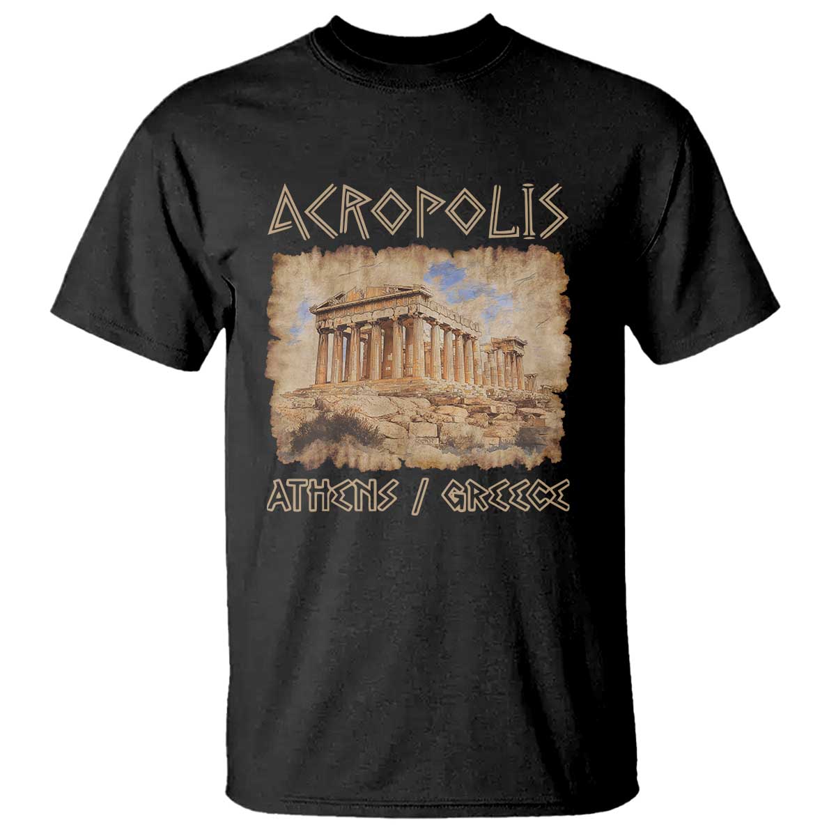 Acropolis Athens Greece Souvenir Greek Parthenon T Shirt