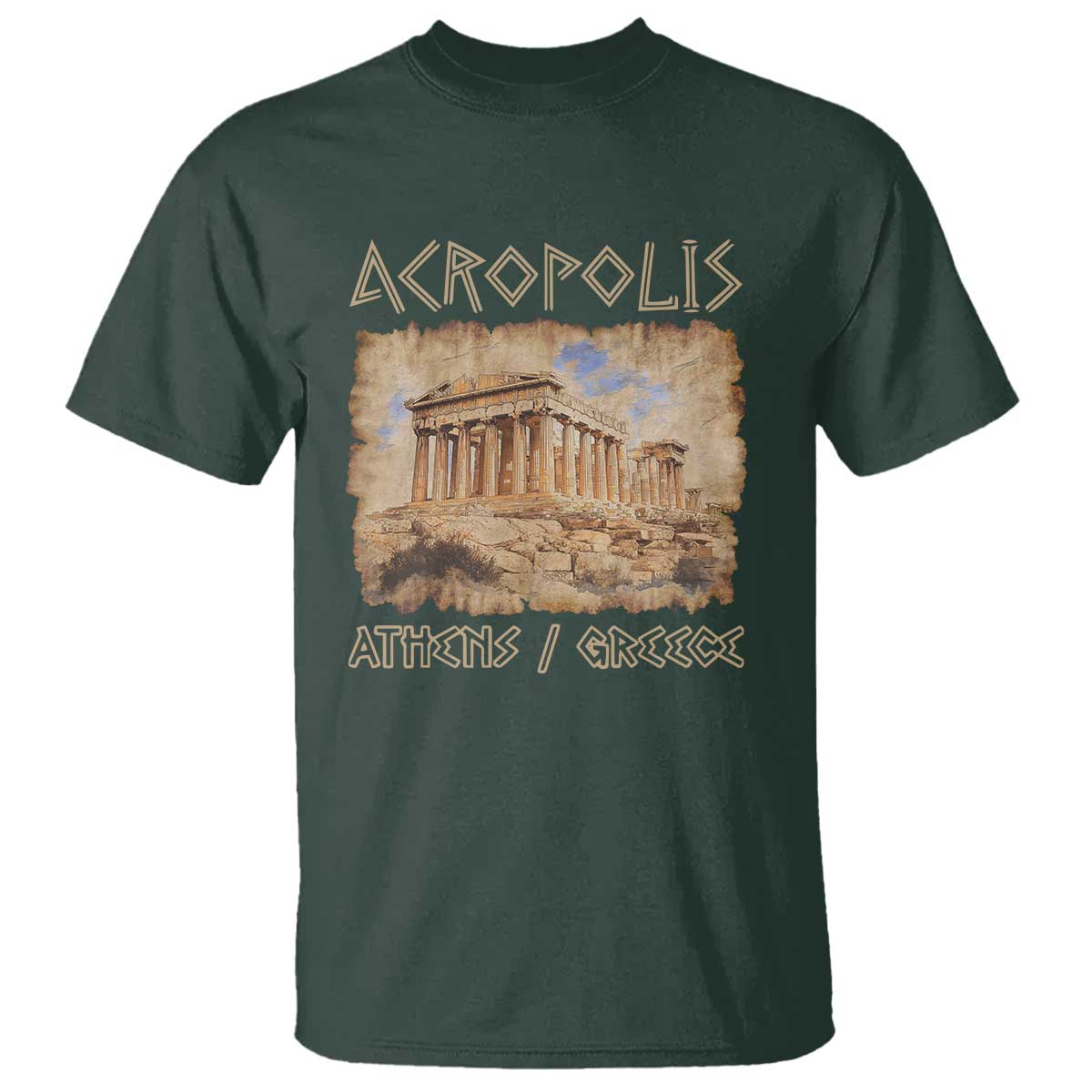 Acropolis Athens Greece Souvenir Greek Parthenon T Shirt