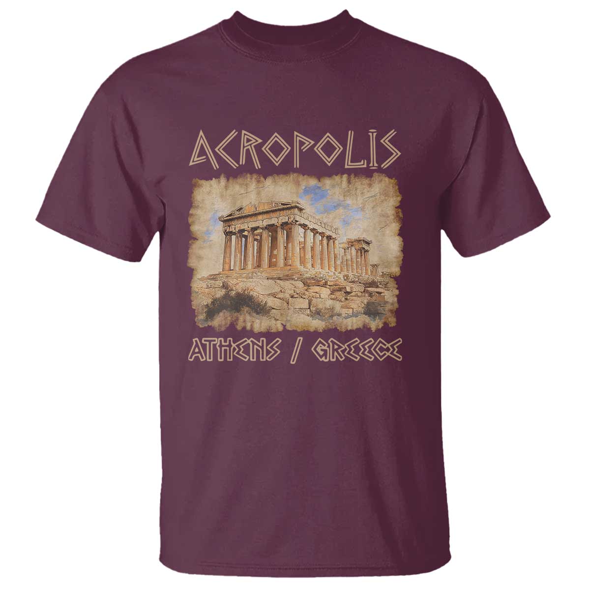 Acropolis Athens Greece Souvenir Greek Parthenon T Shirt