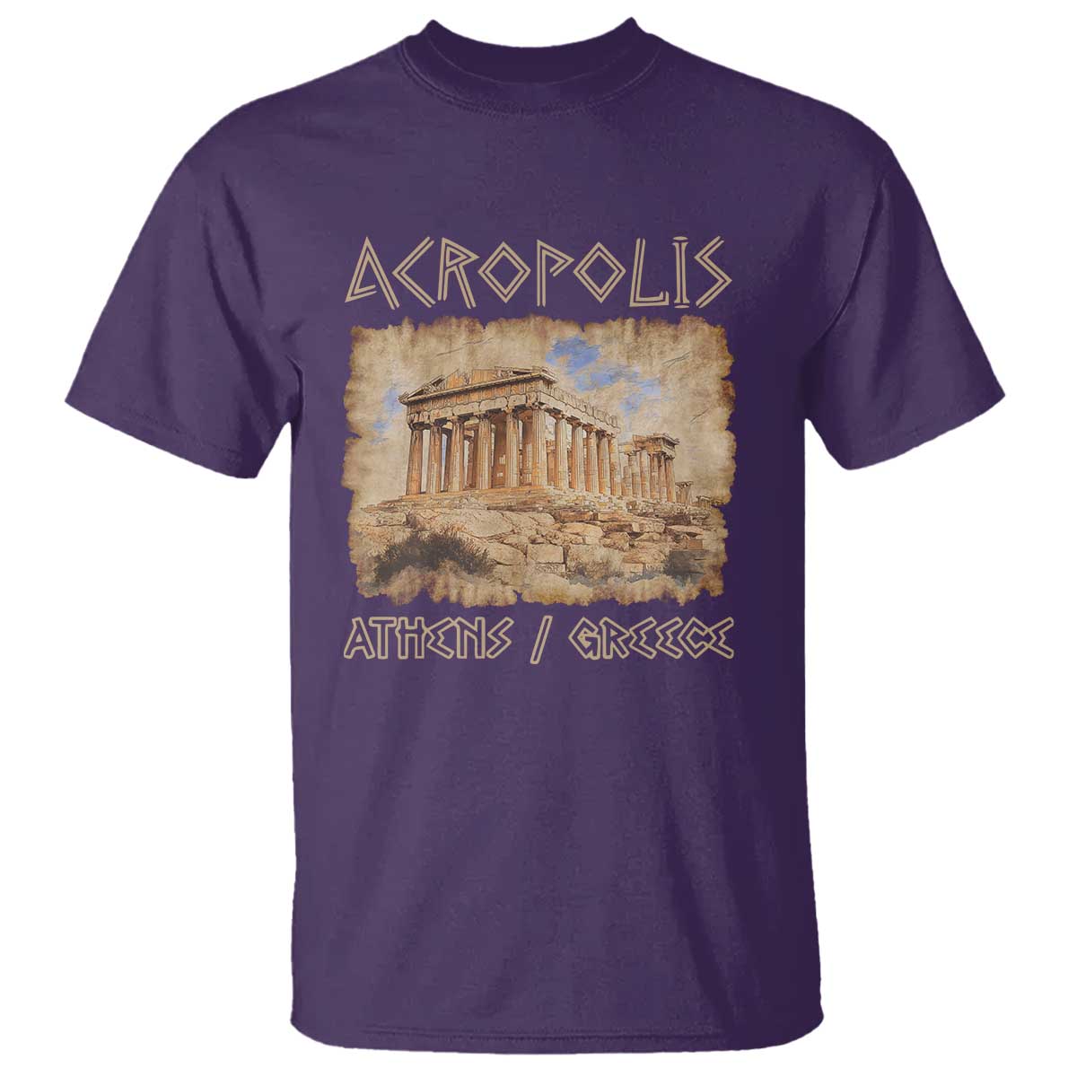 Acropolis Athens Greece Souvenir Greek Parthenon T Shirt