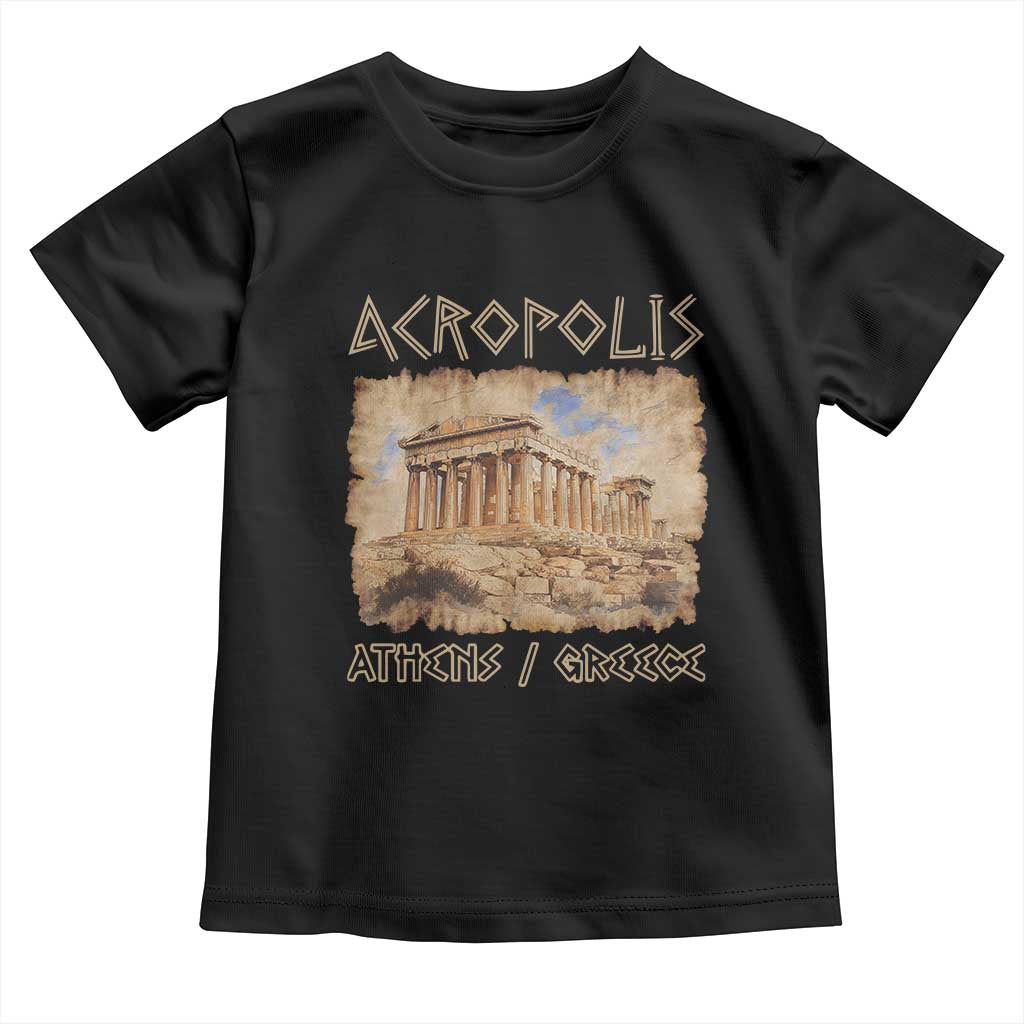 Acropolis Athens Greece Souvenir Greek Parthenon Toddler T Shirt