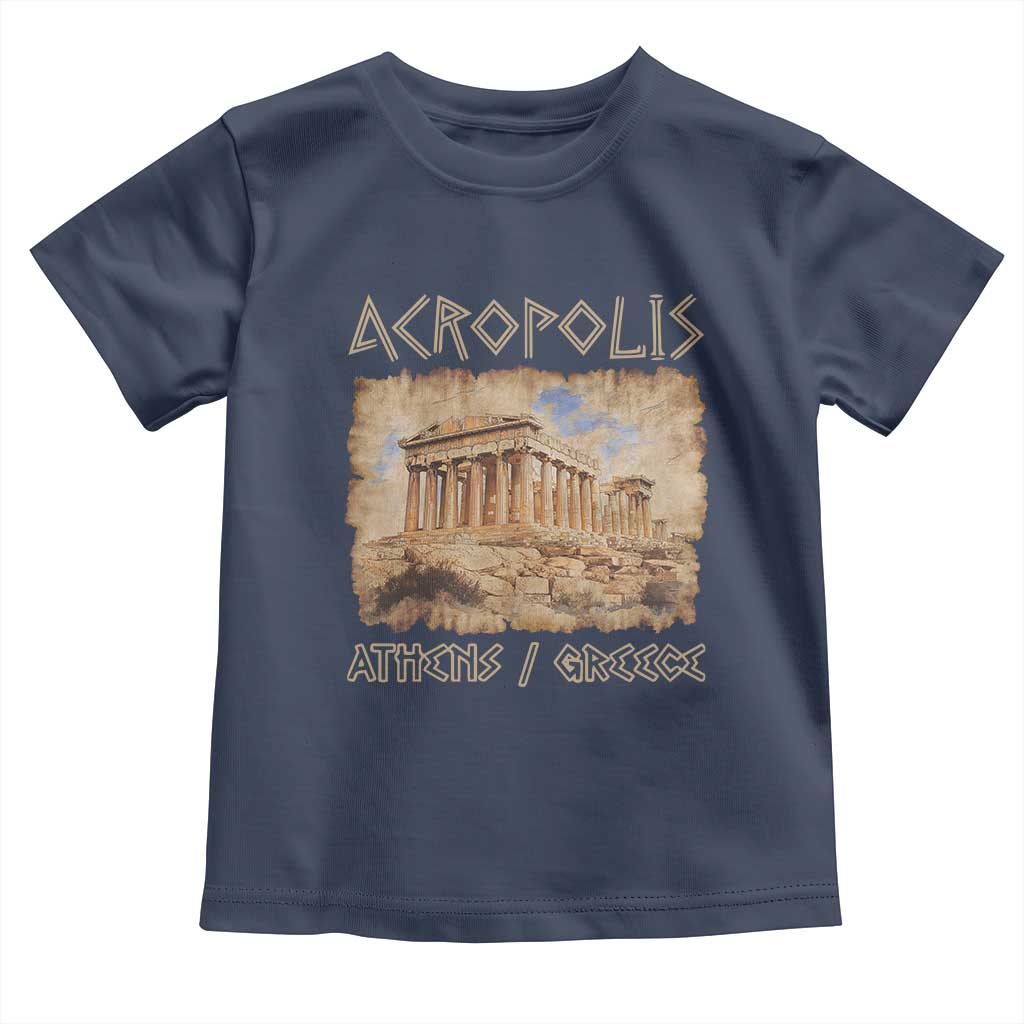 Acropolis Athens Greece Souvenir Greek Parthenon Toddler T Shirt