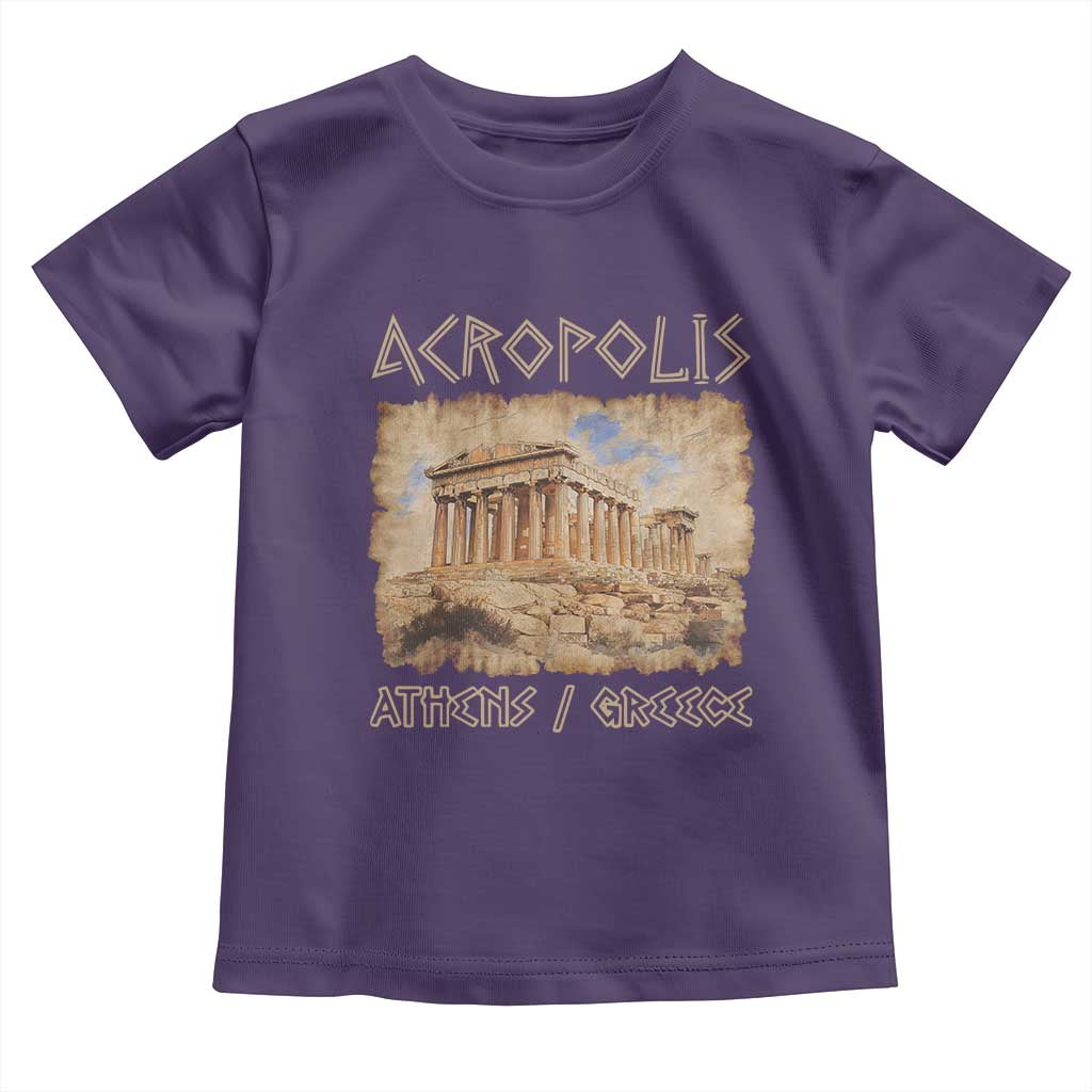 Acropolis Athens Greece Souvenir Greek Parthenon Toddler T Shirt