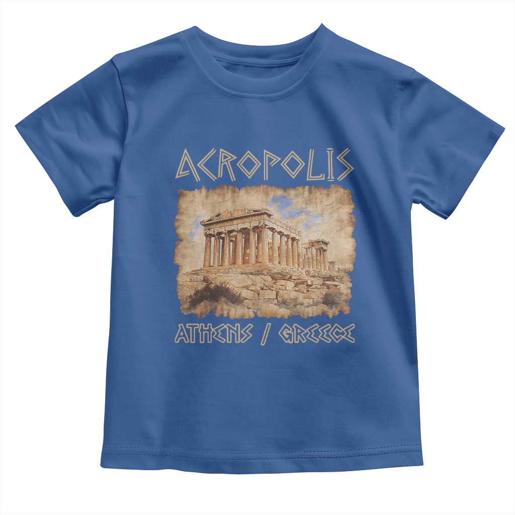 Acropolis Athens Greece Souvenir Greek Parthenon Toddler T Shirt
