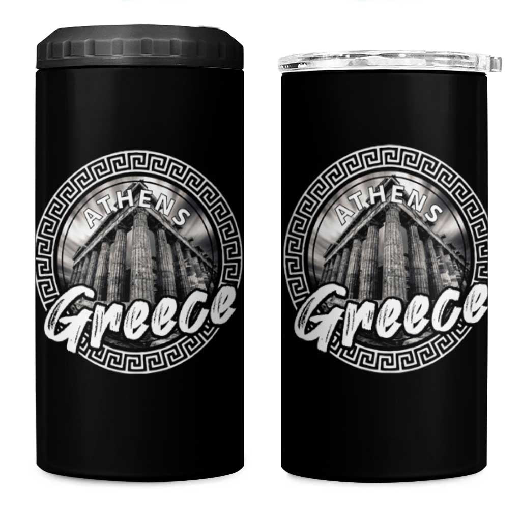 Greece Athens Parthenon Acropolis 4 in 1 Can Cooler Tumbler