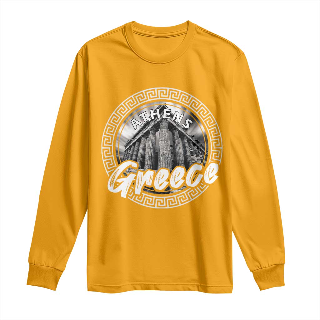 Greece Athens Parthenon Acropolis Long Sleeve Shirt