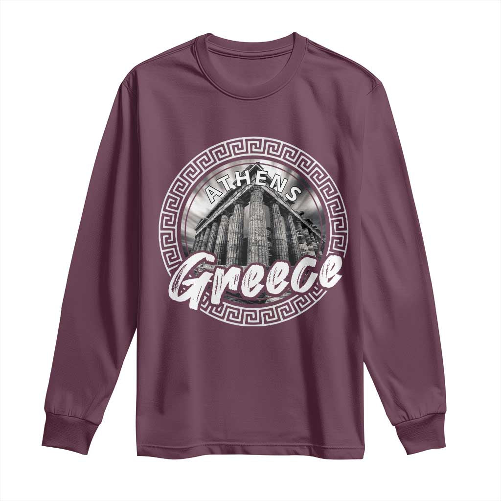 Greece Athens Parthenon Acropolis Long Sleeve Shirt