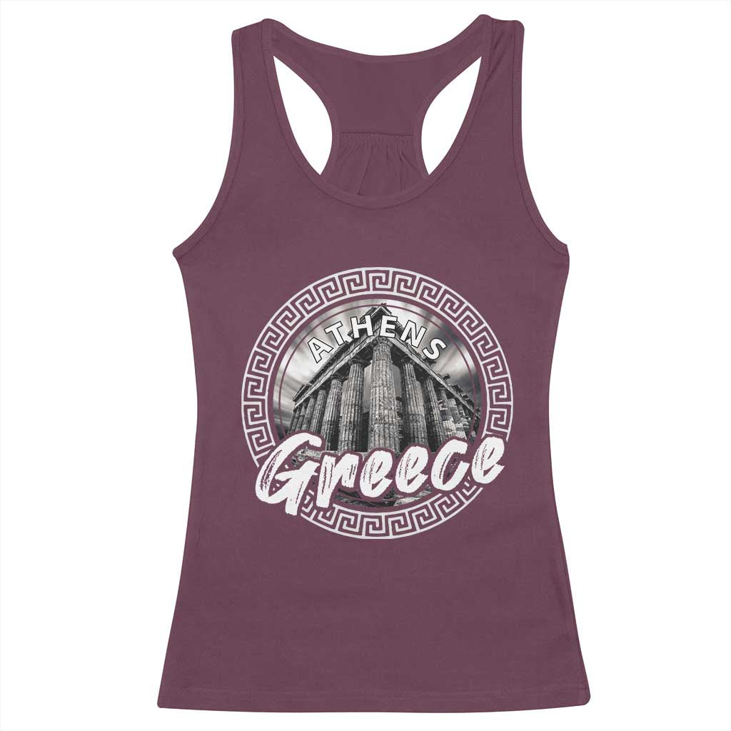 Greece Athens Parthenon Acropolis Racerback Tank Top