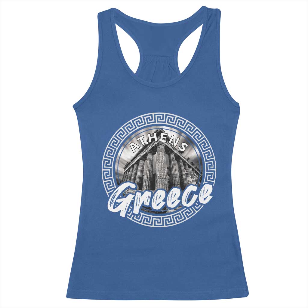 Greece Athens Parthenon Acropolis Racerback Tank Top