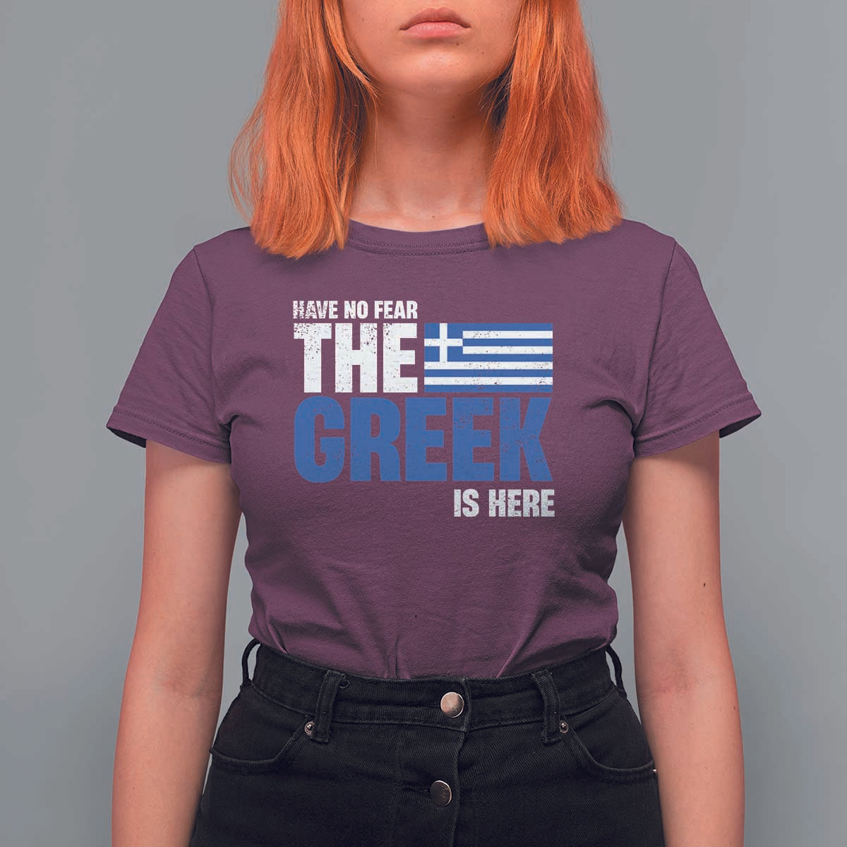 Proud Greece T Shirt For Women Have No Fear The Greek Is Here
